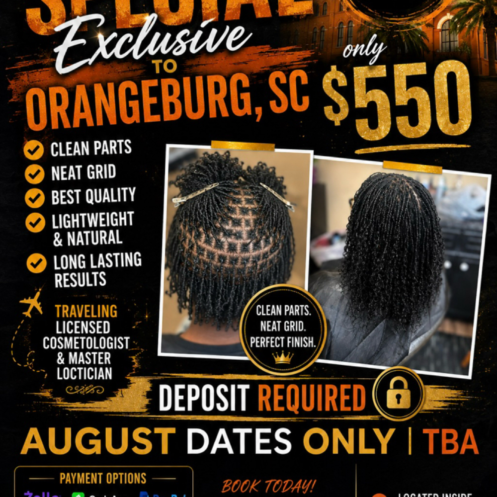 Orangeburg SC at Loc’d N By ZenTri in Wilson, NC