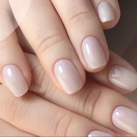 Overlay Rubber Base (short nail) at THE MILLIONAILS VIP (BURLINGAME) in Burlingame, CA
