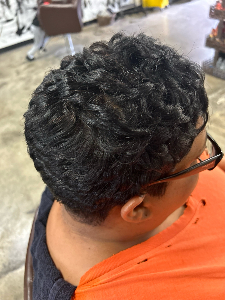 Short Cut With Relaxer