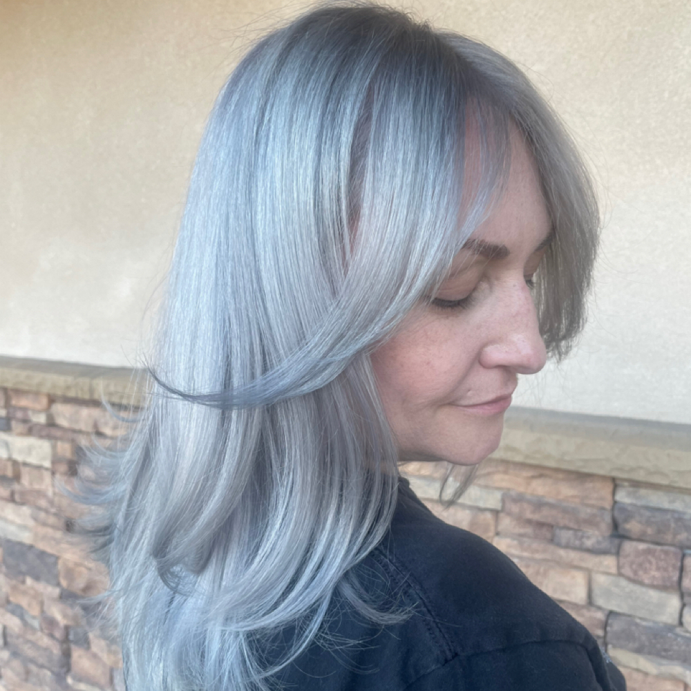 Platinum Card - Full Bleach Out at Mane Magick by Tara in San Diego, CA