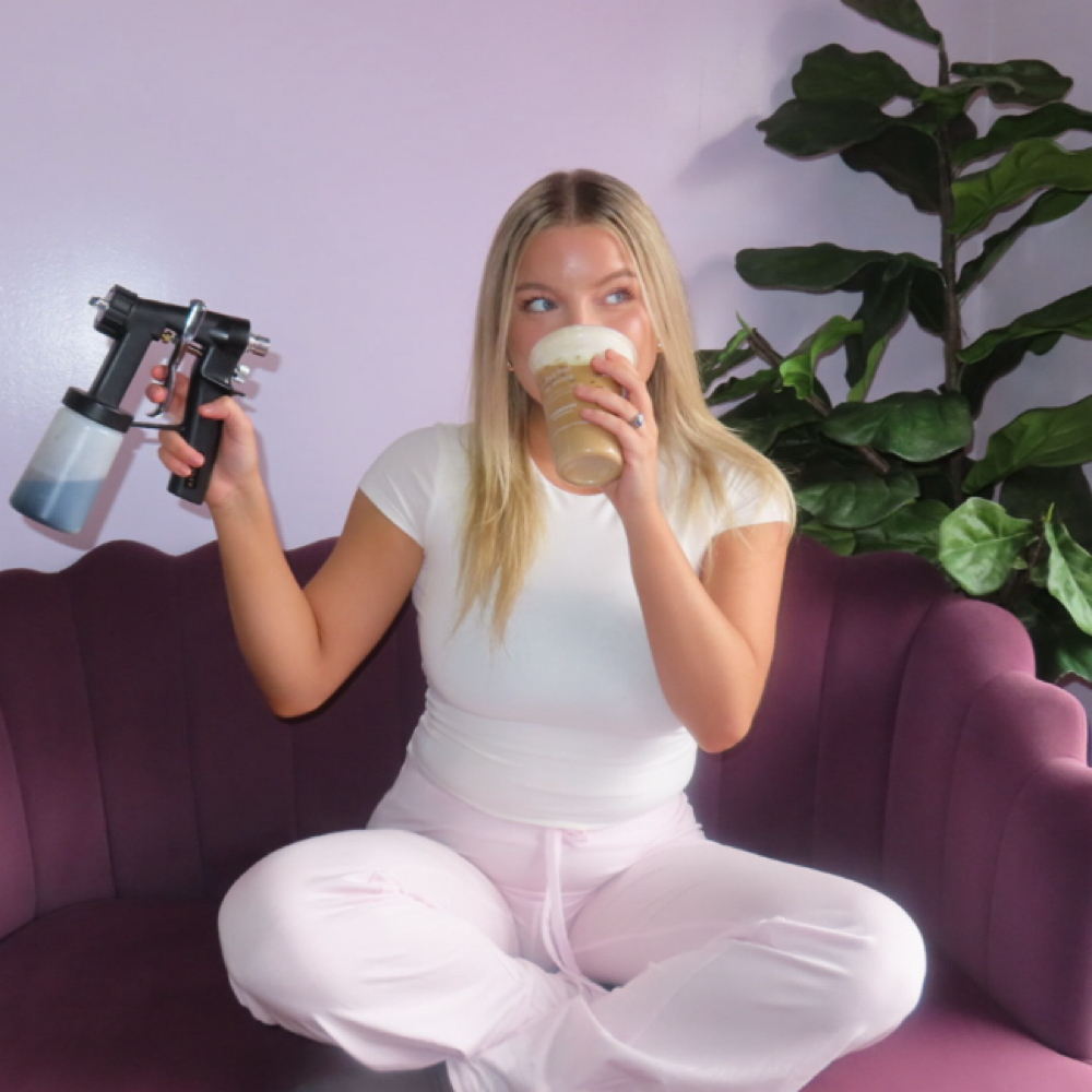 Espresso Express Glow ☕️ at Bronzed Monarch Spray Tan Bar in Haddonfield, NJ