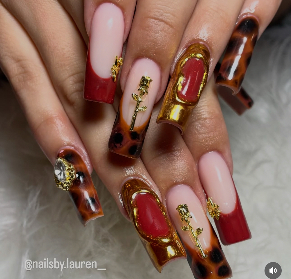 Long Polygel Full Set