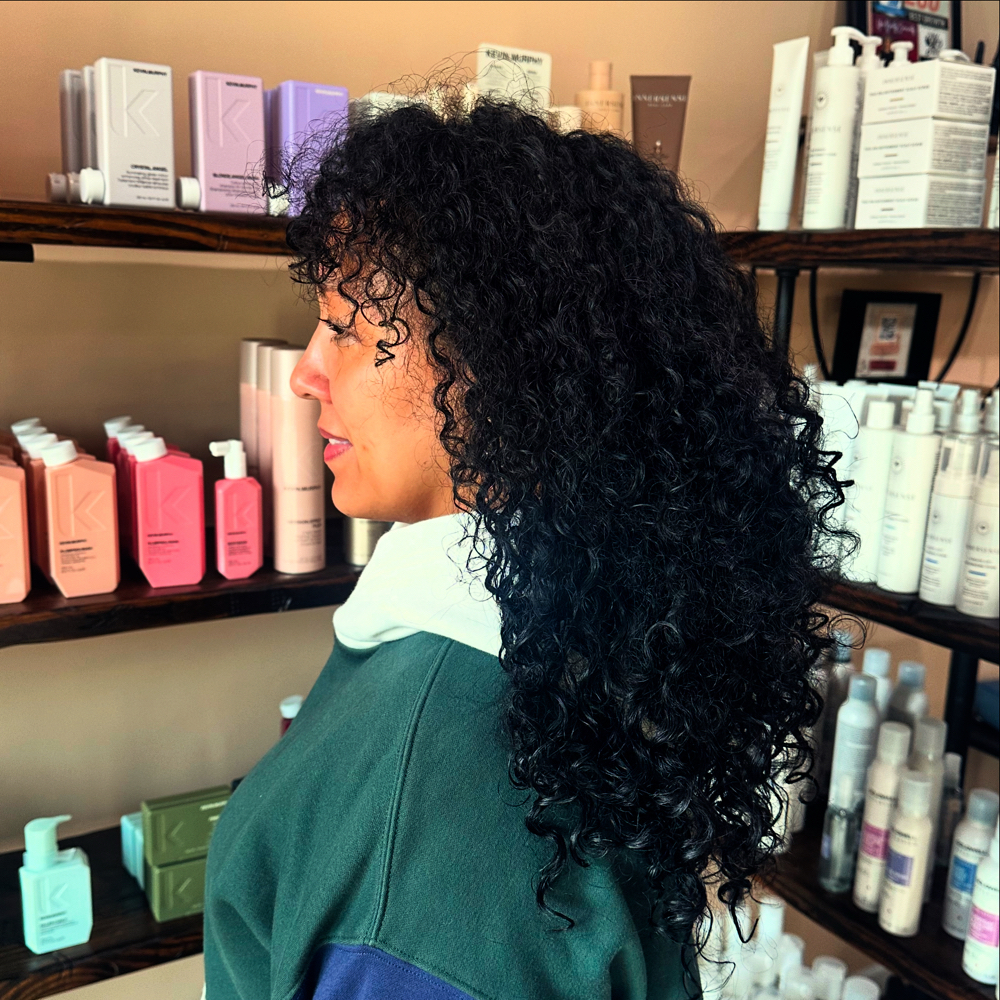 Curly Cut & Style at Honey Glow Beauty Co. in Myrtle Beach, SC