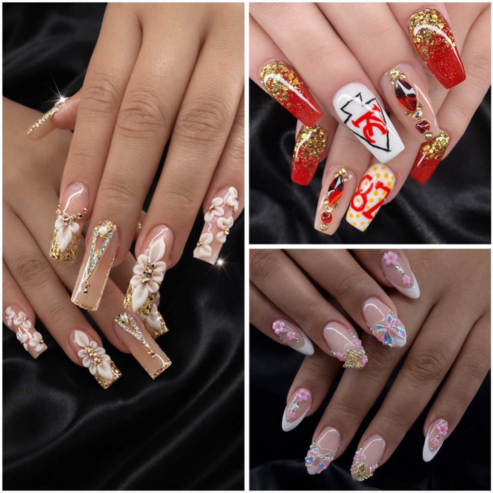 Tier 4 Full Nail Set at Stephanie's Glam Cave in Princeton, TX