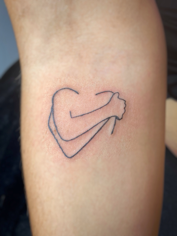 Fine Line Tattoo 2X2