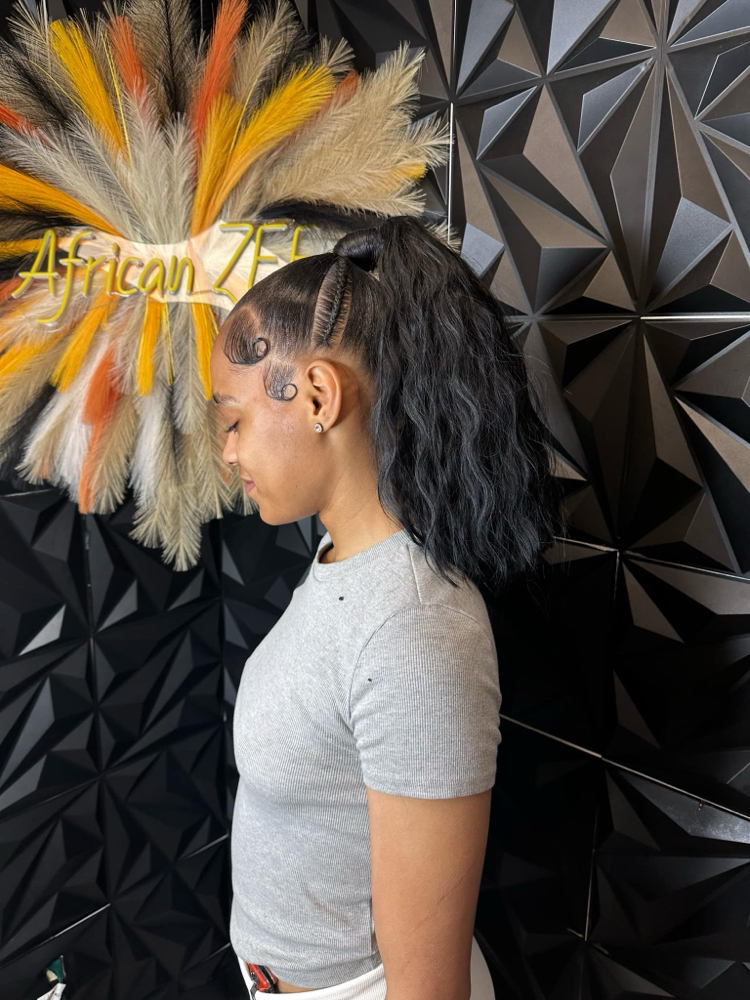 Up Do Pony Tail