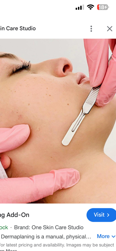 Dermaplaning Add On