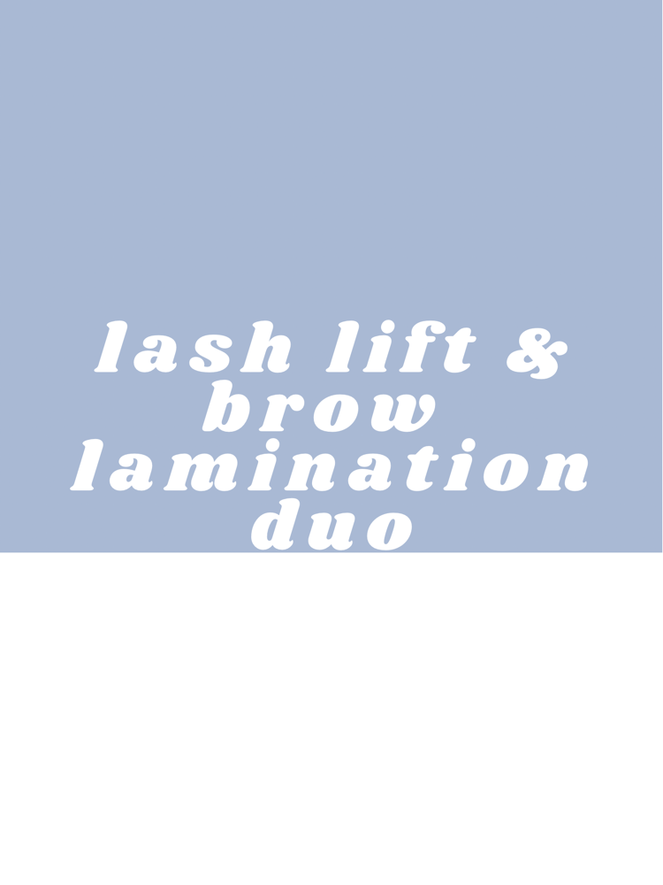 Lash Lift & Brow Lamination