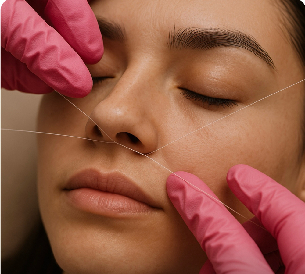 Upper Lip Threading