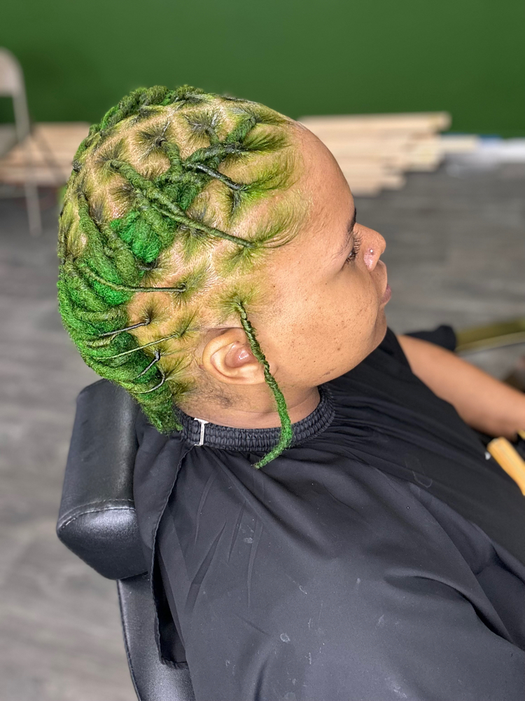 Retwist & Basic Style at Xio Hair & Beauty Bar in Rosedale, MD