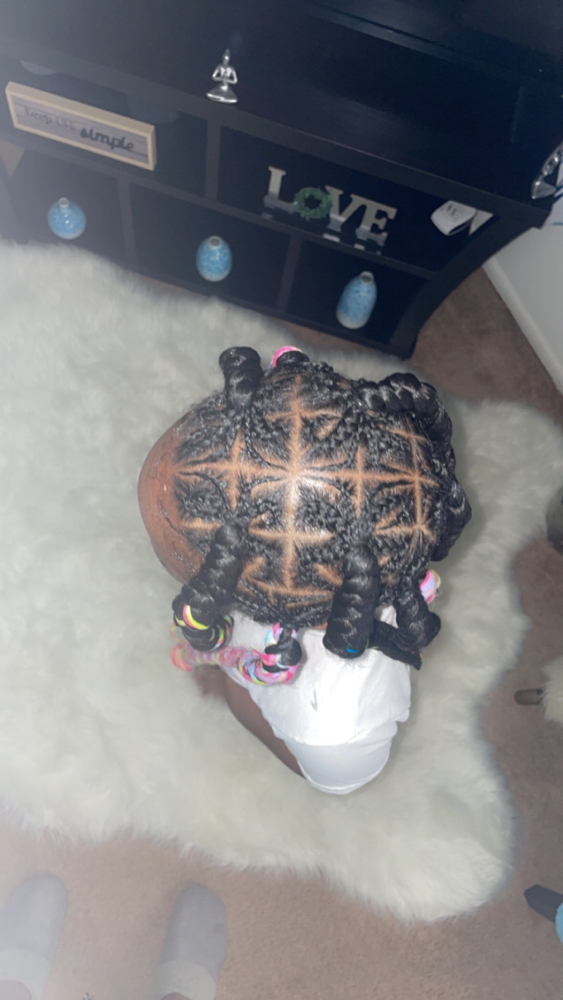 Designed Knotless Or Boxed Braids