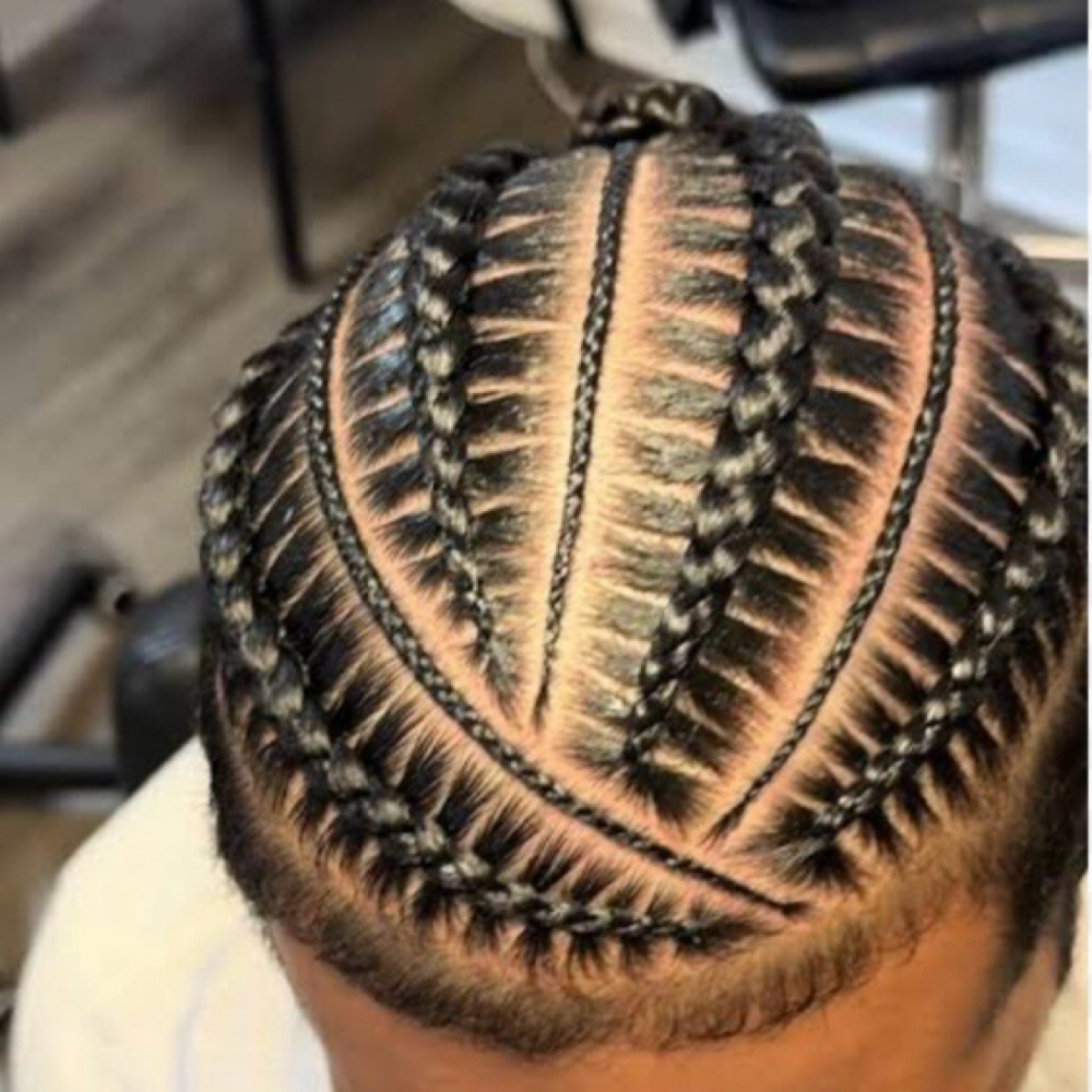 Mens Braid Styles at Goddess Crown Hair By Cherice in Verona, PA