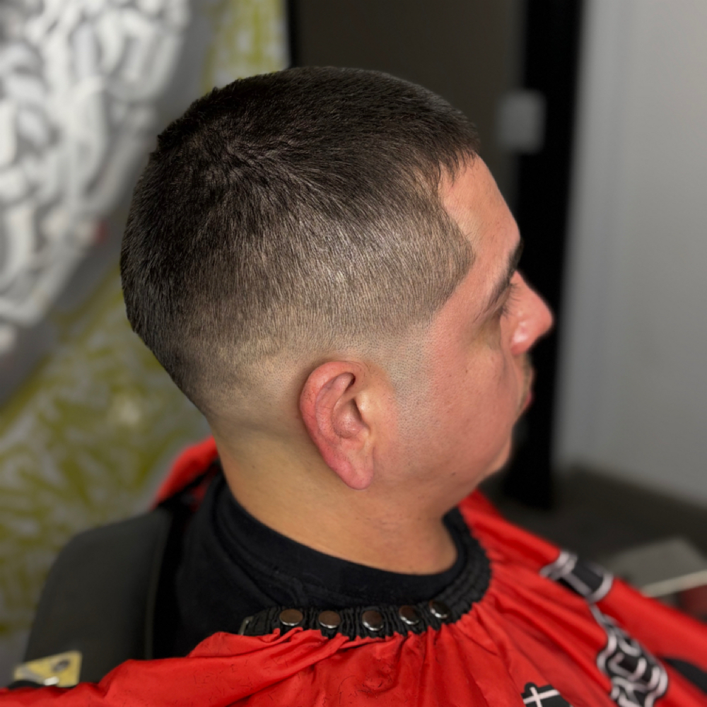 Haircut + Beard Line Up at Karmaa Da Barber in Phoenix, AZ