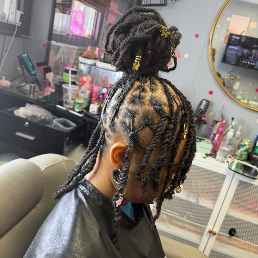Loc Styling Only at Lucky Your Hair Salon in Toledo, OH