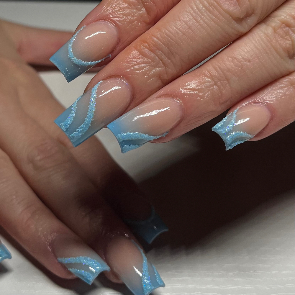 Ombre Full Set at Jaded Nailzz in san antonio, TX