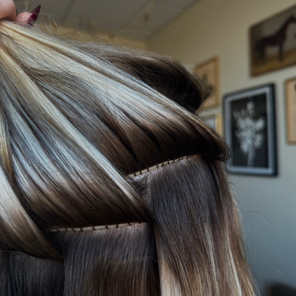 IBE Extensions | 4 Row Install at Suede Salon & Extension Lounge in Iowa, IA