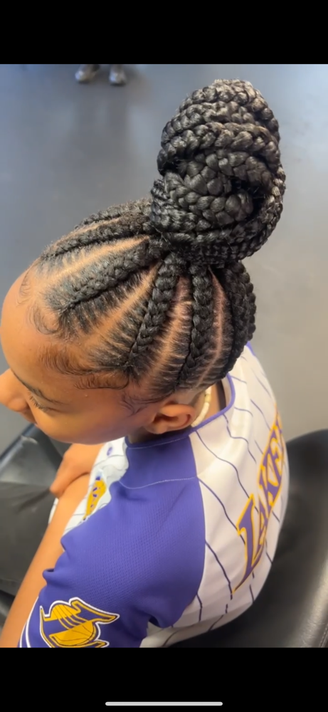 Feed-in Ponytail