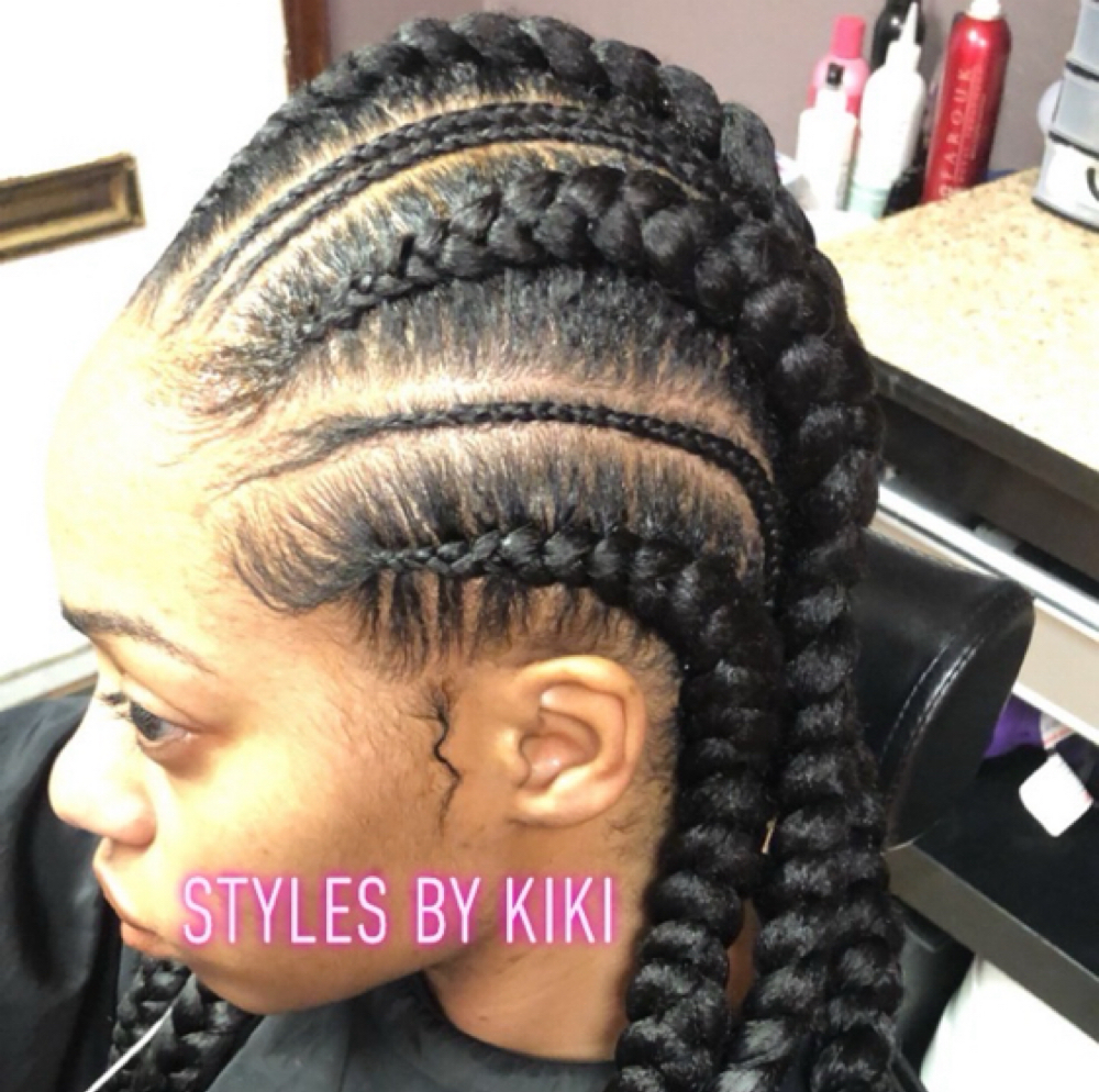 Basic Style Braids w/ Extensions at Skinsational Beauty Boutique in Bethany, OK