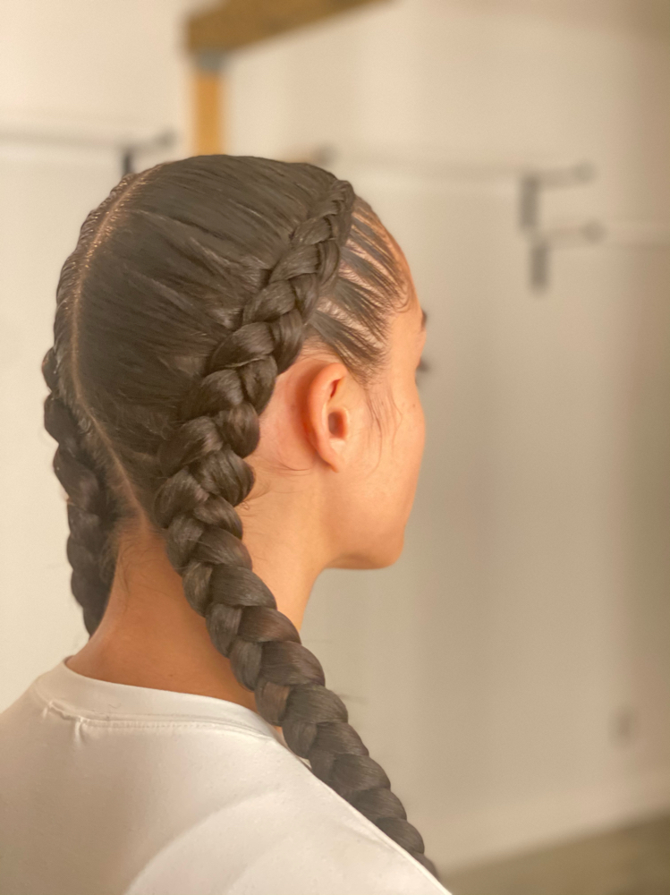 2 Braids (hair added)