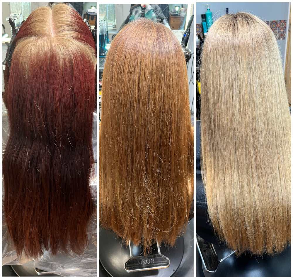 All Over Bleach + toner