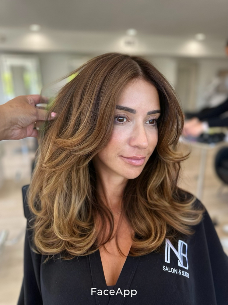 Balayage/ Bond Builder/ Deep Conditioning Treatment + Cut & Style Package