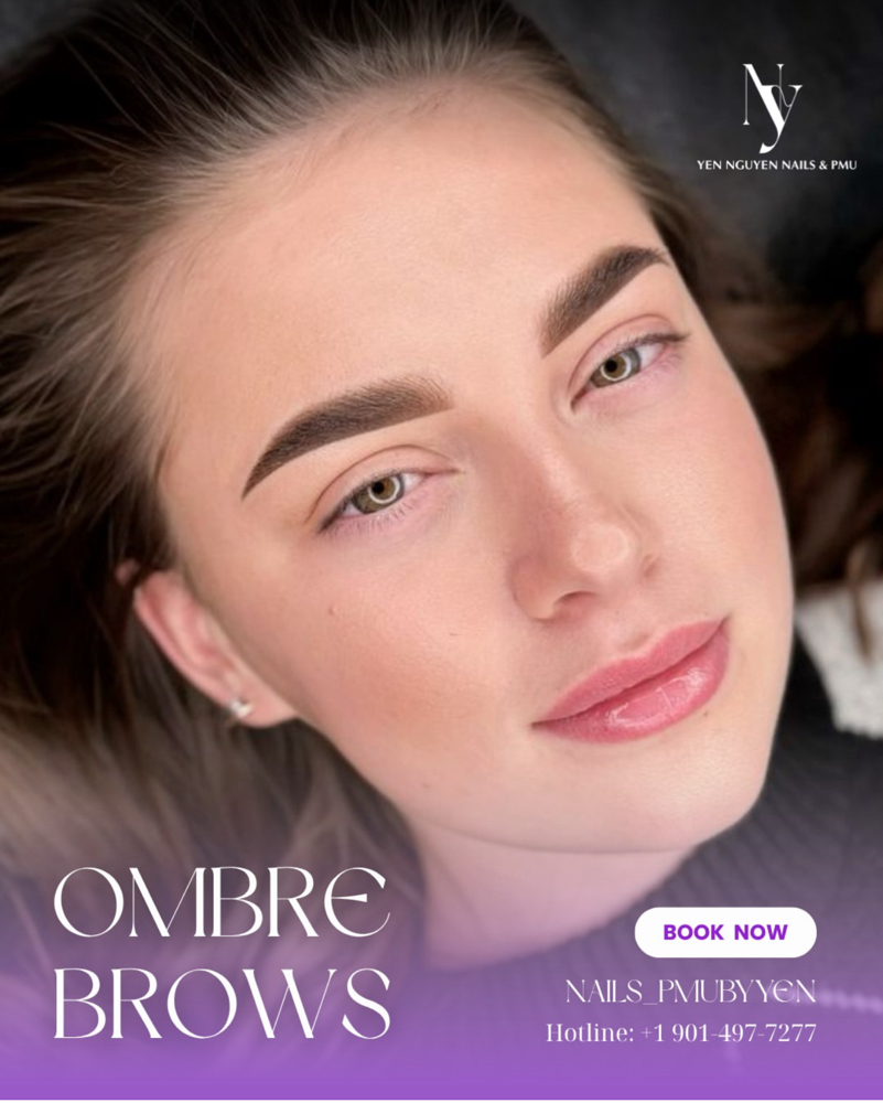 Ombre Brows at Brows By Yen in Germantown, TN