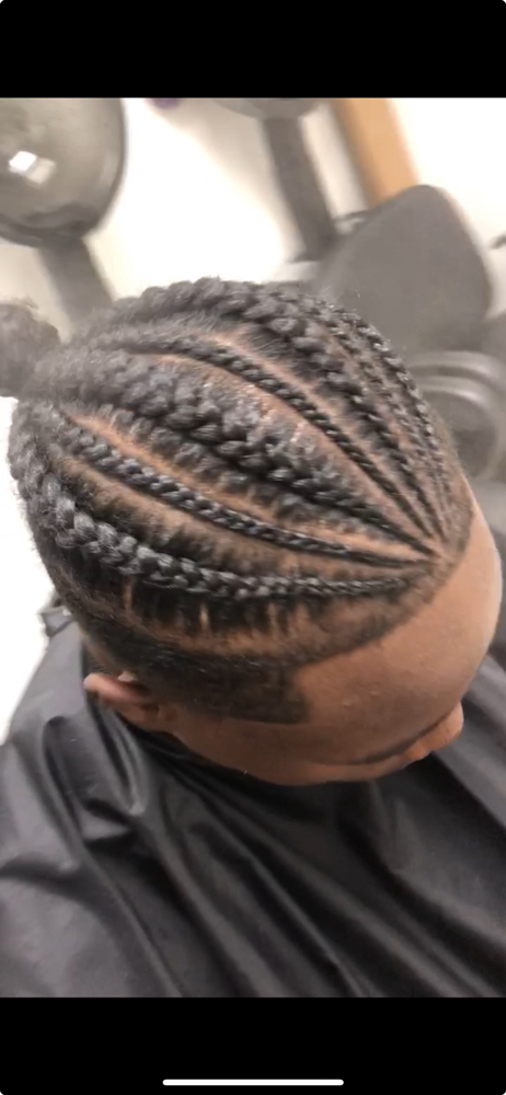 Mens Braids W/ Design (Dimiii)