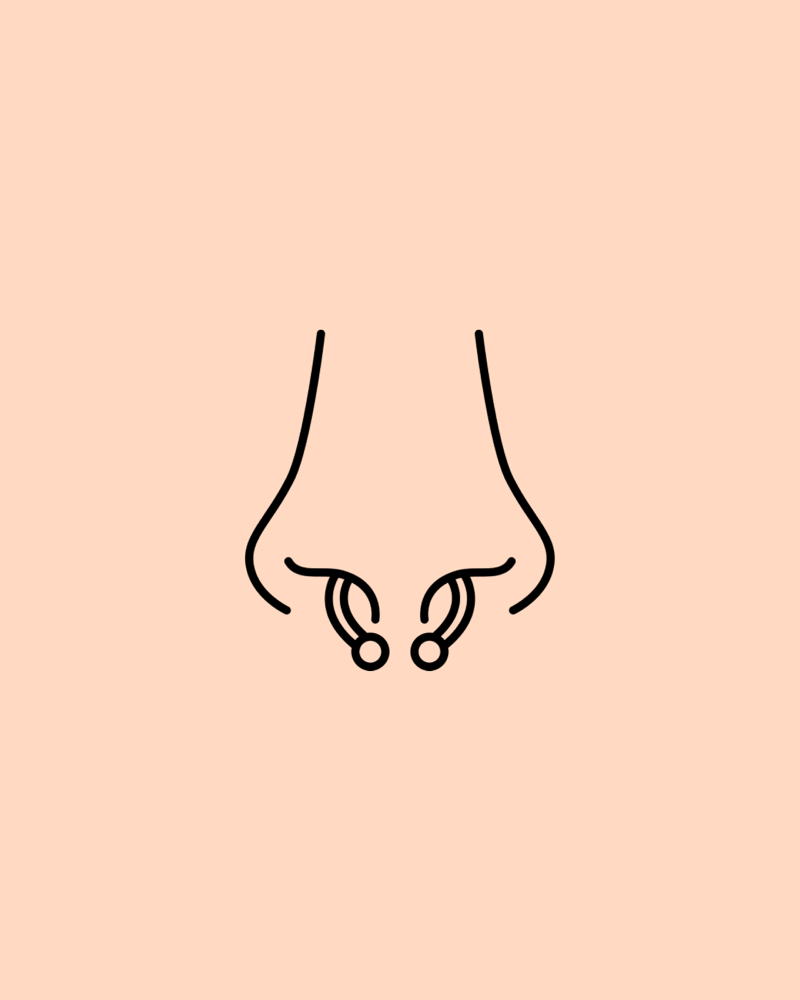 Septum piercing