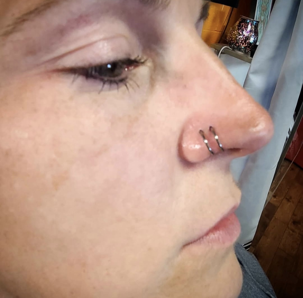 Nostril X2 (Side Of Nose)