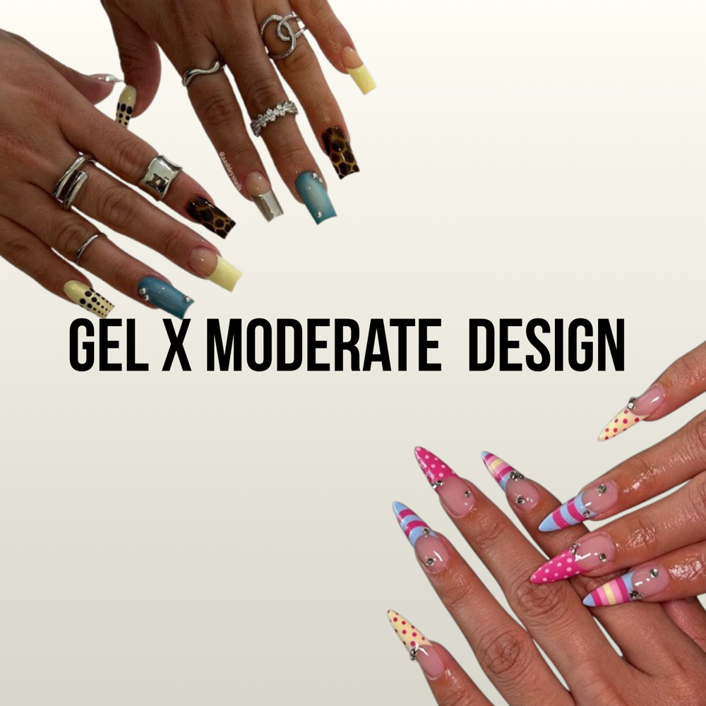 Gel X (Moderate Nail art) at Maria's Nails in Bloomington, IL