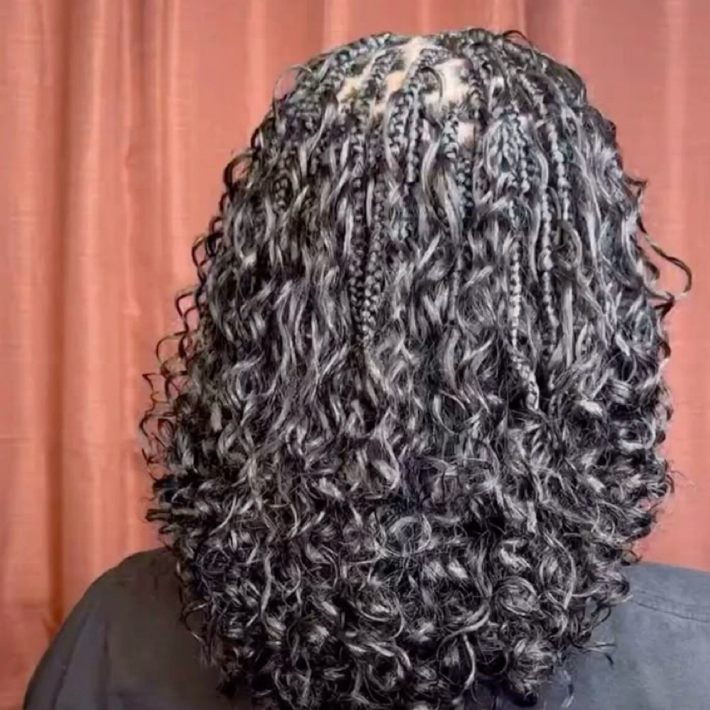 Braided Boho Bob at Michel’le Styles in Summerville, SC