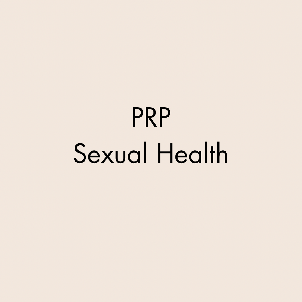 PRP Sexual Health