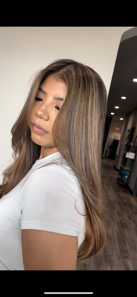 Partial Balayage + Toner