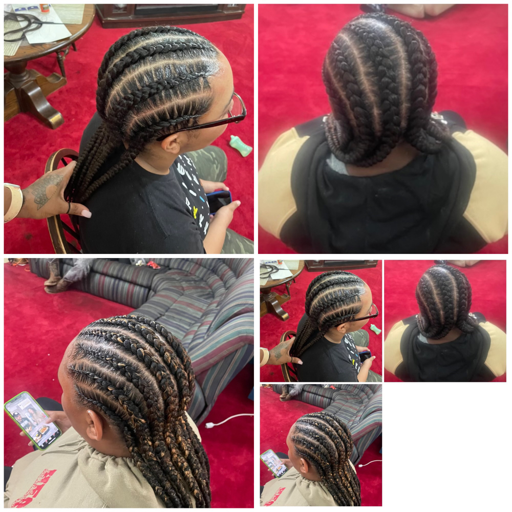 Feed In Braids (6 or Less)