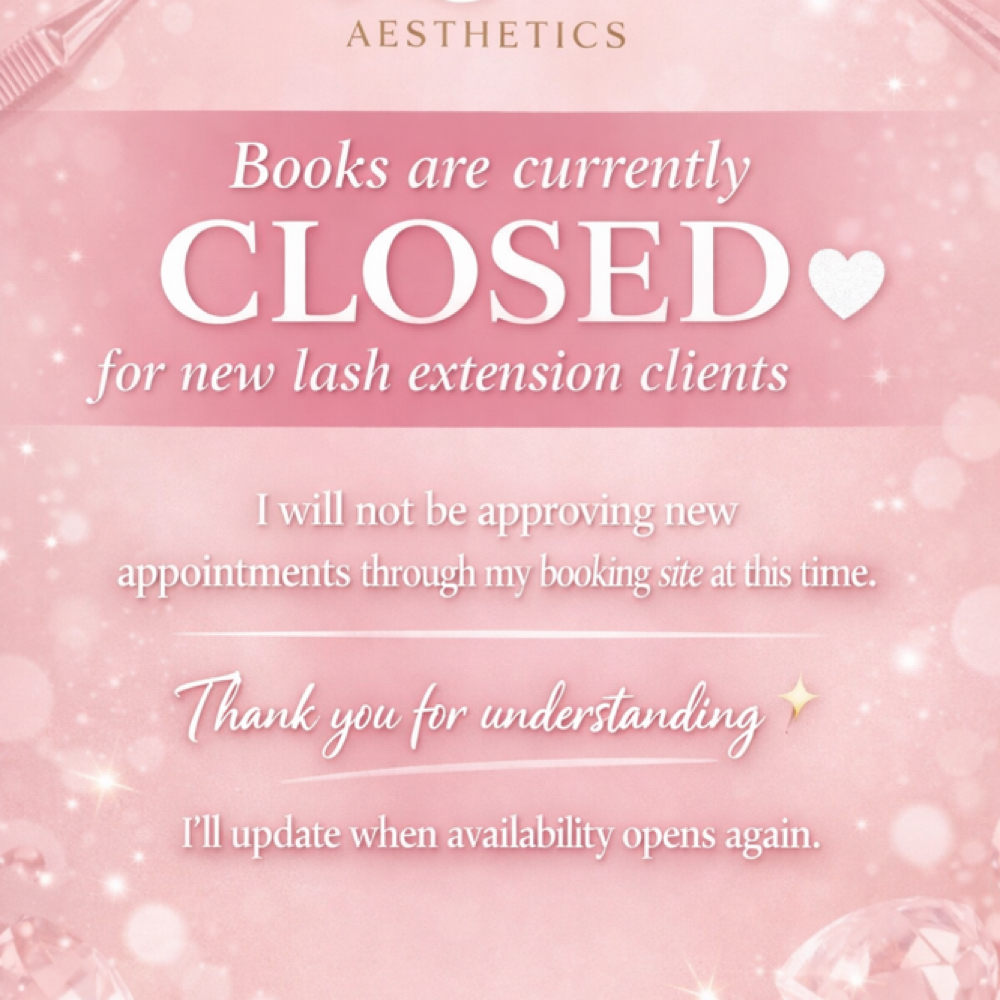 No New Lash Ext. Clients at Lux Aesthetics in Moreno Valley, CA
