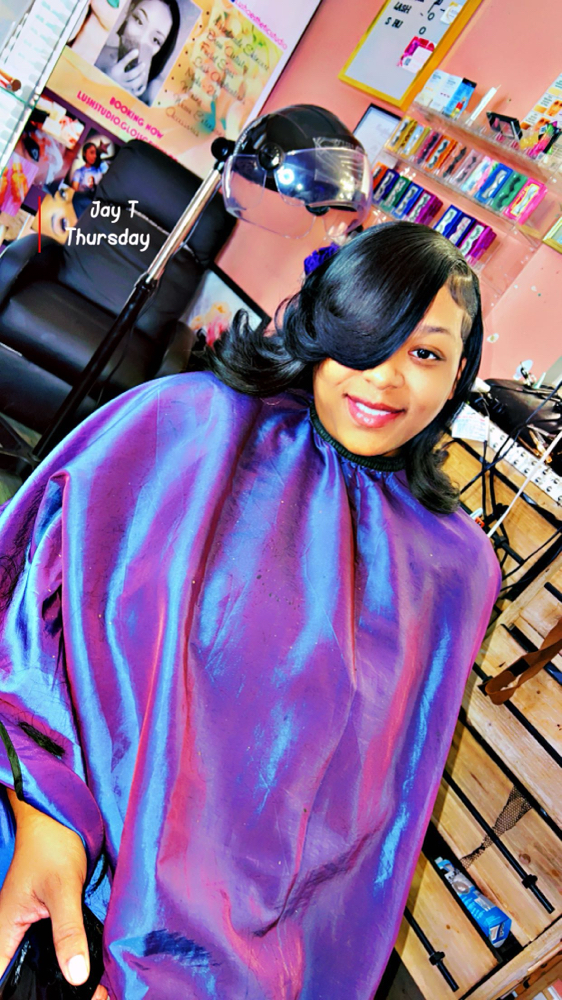 Long Quickweave With Curls