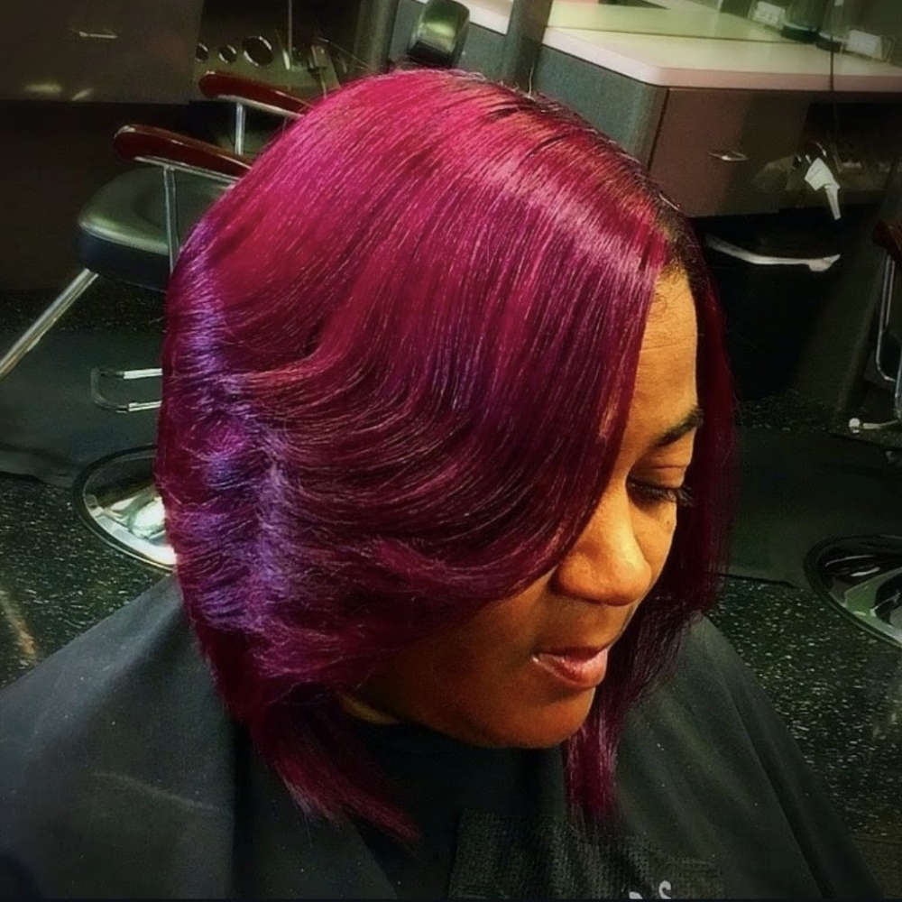 Customized Speciality Hair Color at Encisions Pro Hair Designs LLC in Madison Heights, MI