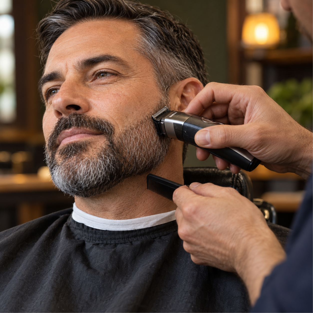 Mustache/beard trim at Gold Coast Beauty By Shanzo in Chicago, IL