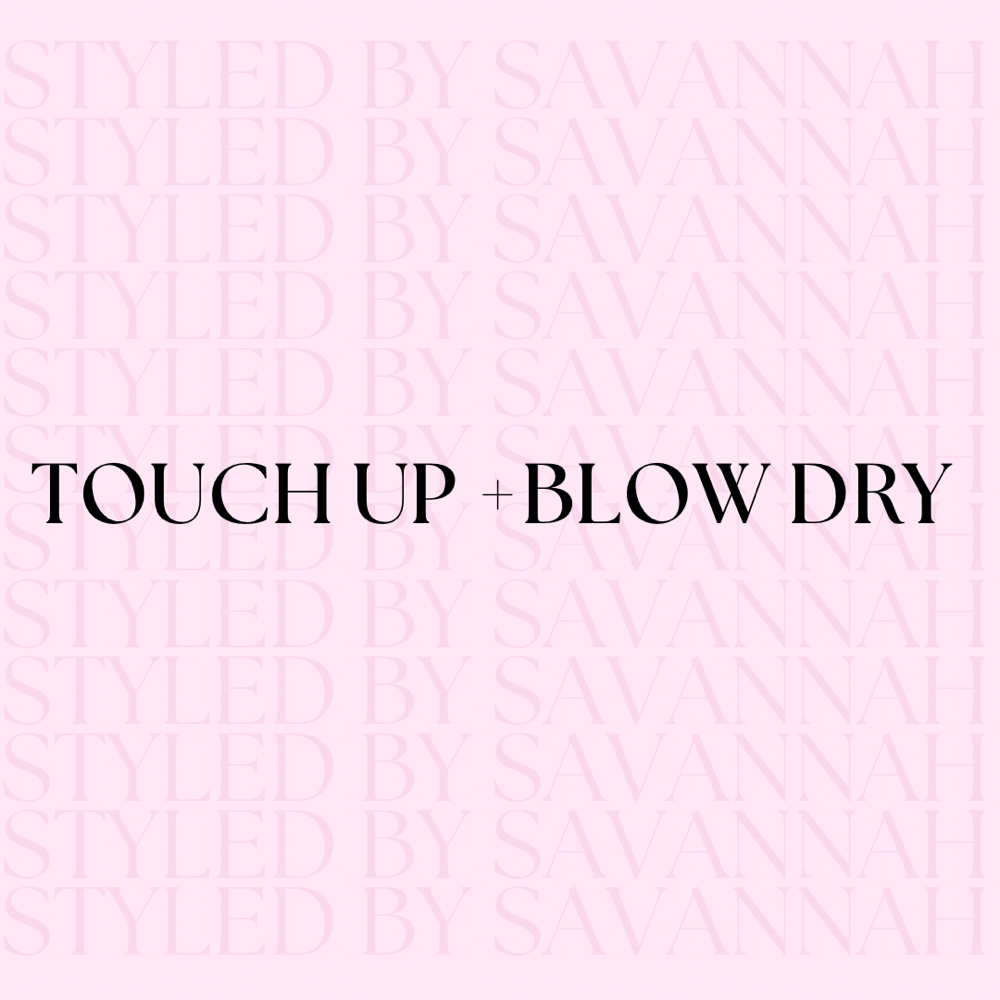 Touch Up + Blow Dry