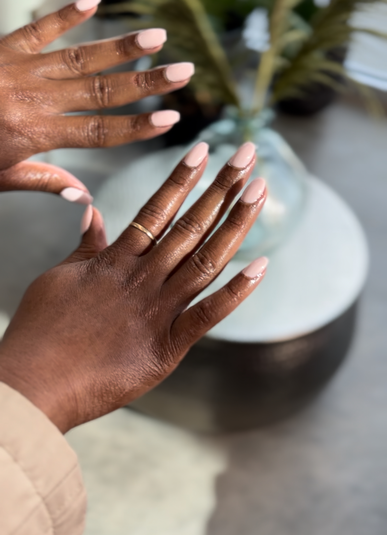 Hard gel nails