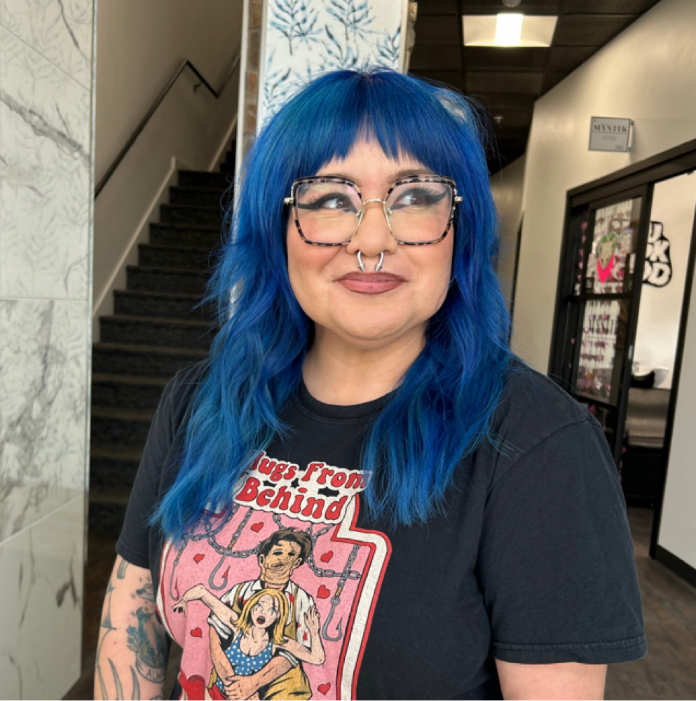 1 on 1 style session at Deya Does My Hair in Logan, UT