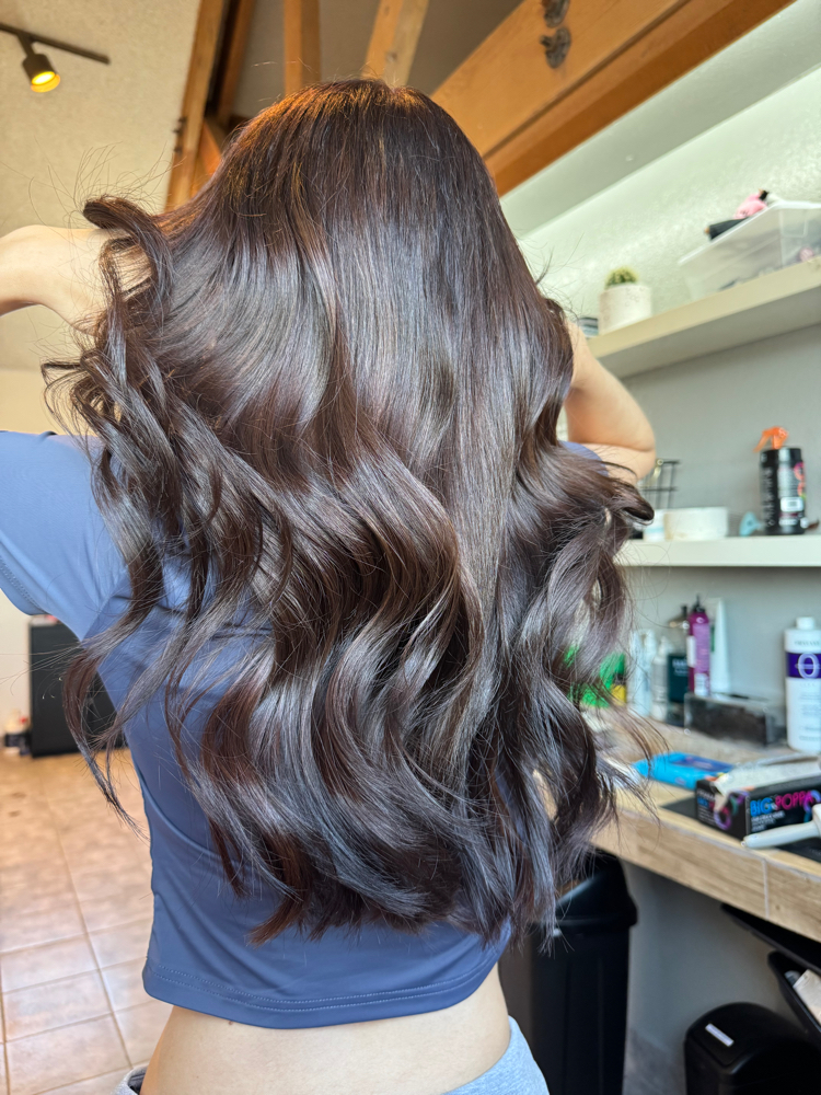 Single Color/ Gloss All Over at Hair Ink. Styles in Escondido, CA