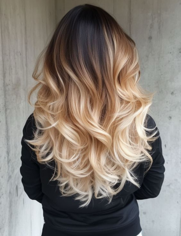 Ombre Hair Coloring