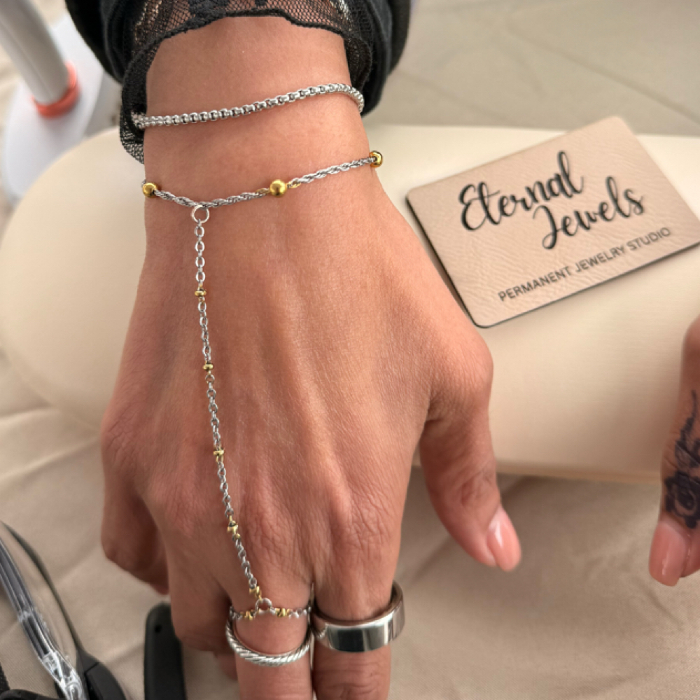 Permanent Jewelry Appointment at Eternal Jewels in Staten Island, NY