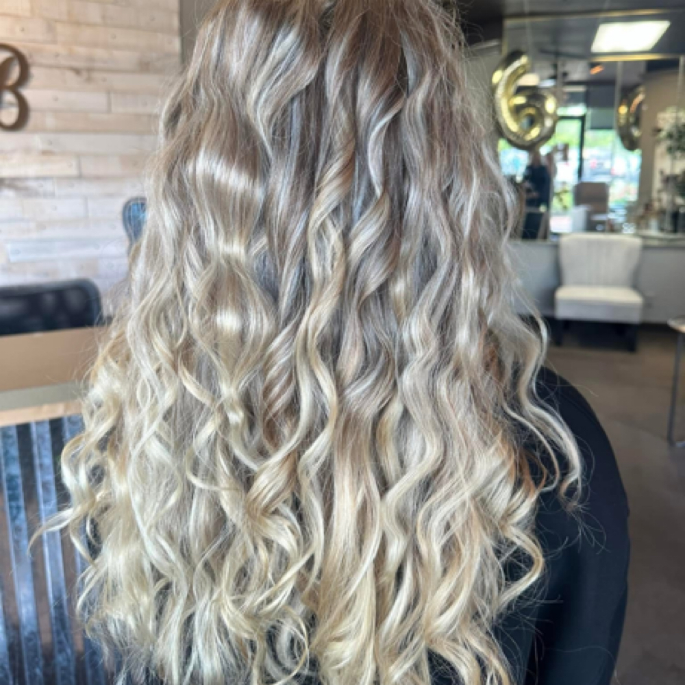 Blonding Session Tone + Bond Repair at Hunters Beauty Haven in Warren, OH