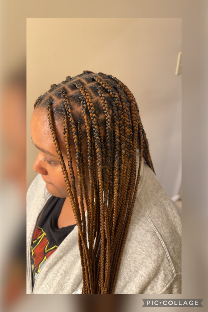 Medium Knotless Braids