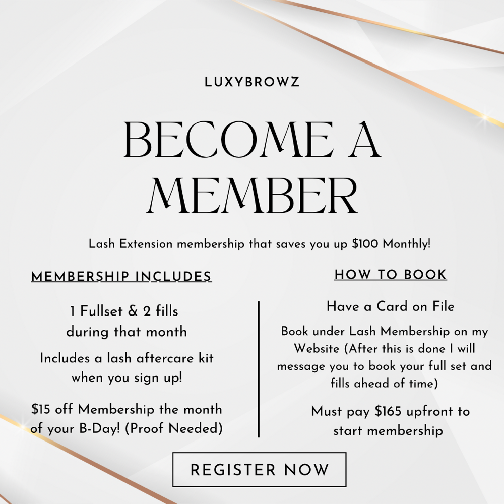 Eyelash Extension Membership