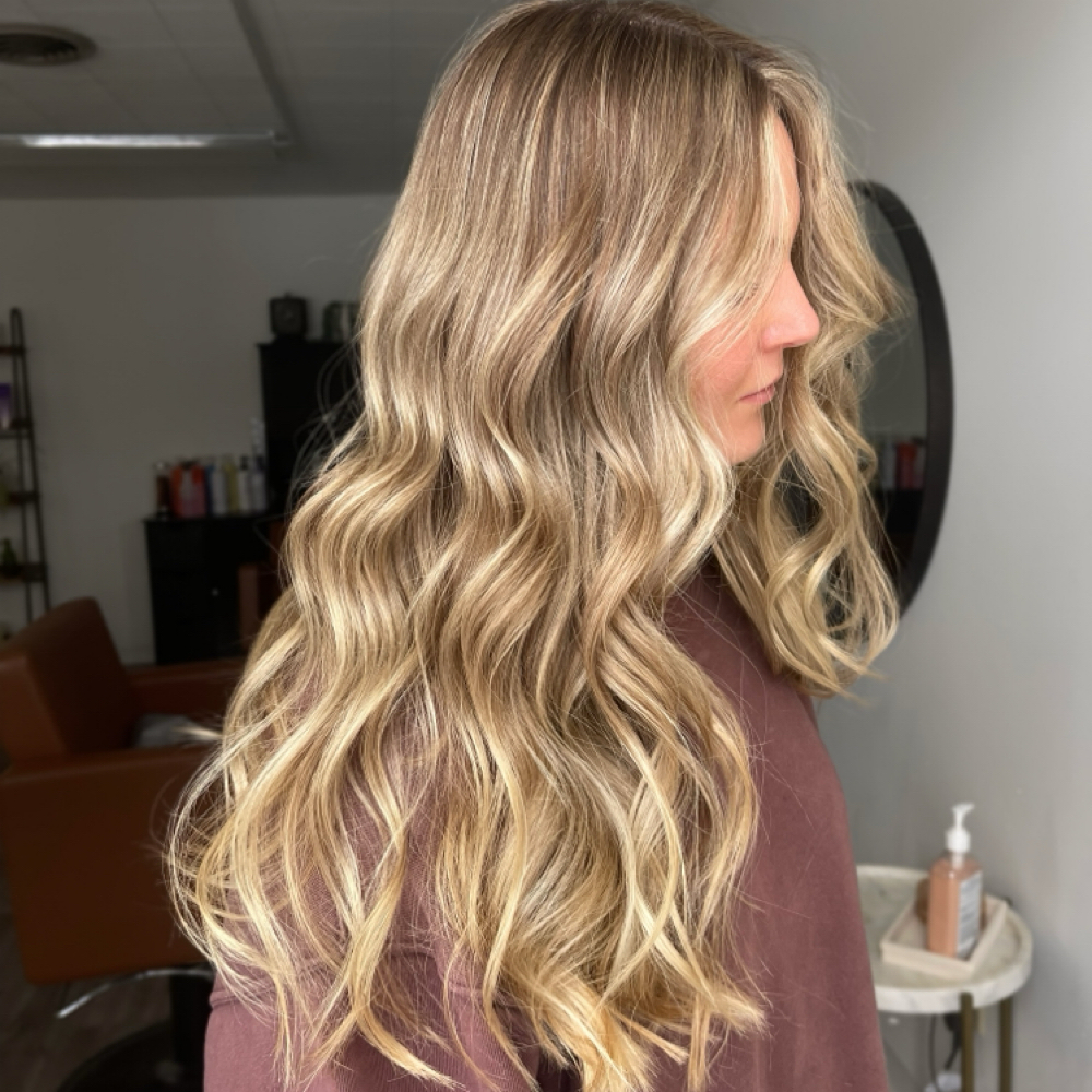 Custom Blonding + Cut at Bloom Hair Studio in Medina, OH