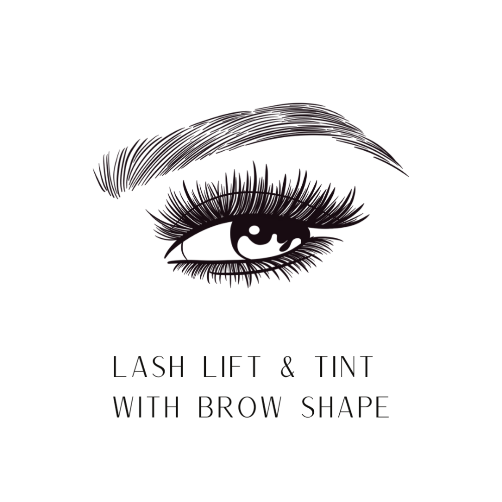 Lash Lift & Tint W/ Brow Shape