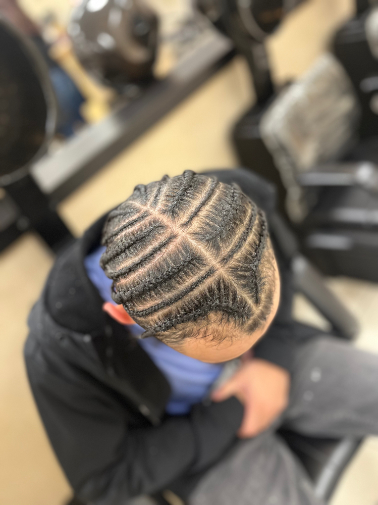 Cornrow Braids at Final Touch Of Beauty in Terre Haute, IN